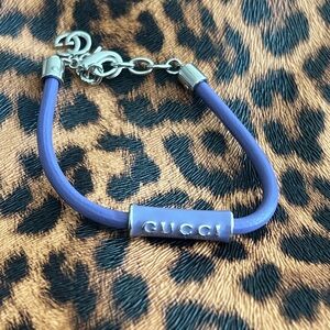 Gucci Purple Bracelet with Silver Accents